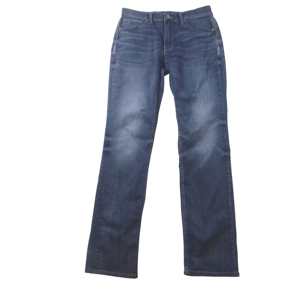 BKE Jake Straight Leg Jeans Mens 31L Medium Wash Blue Denim Stretch Coolmax
